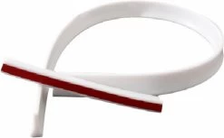 Merkloos Zelfklevende Siliconen Waterkering 100cm 100cm Douche Dorpel - Water Stopper Badkamer - Water Dorpel Waterdorpel - Waterstopper - Douchedeur - Douchebak - Douchegordijn - Water Drempel - Zwembad