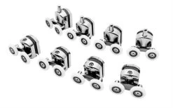 T.R. Goods - Douchedeur Wielen Set Van 8 Stuks Verchroomd - Roestvrij Verchroomd - Reserve Douche Deur Rollers Geleiders Rolletjes - Schuifdeur Katrollen Douchecabine Wieltjes - Set Van 8 Stuks -Grohe Winkel 1200x750