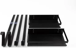 Doucherek Zonder Boren - Zwart - 2-Laags Doucherekje - Hangend Aan Douchewand -Grohe Winkel 1200x758 2