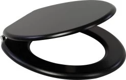 Plieger Classic Toiletbril – Wc Bril Zwart Gelakt MDF – Wc Brillen Met Deksel – Met Bevestigingsset -Grohe Winkel 1200x767