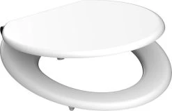 SCHÜTTE WC-Bril 84100 WHITE - MDF-Hout - Soft Close - Verchroomde Scharnieren - Gelakt - Wit -Grohe Winkel 1200x778 2