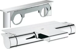 GROHE Grohtherm 2000 New Thermostatische Badkraan - 15cm - CoolTouch - Met Tray - Chroom - 34464001 -Grohe Winkel 1200x780 2