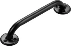 Wandbeugel Mat Zwart 30 Cm. Handgreep / Wandgreep Voor Badkamer / Douche / Toilet. Toiletbeugel / Badgreep / Douchegreep