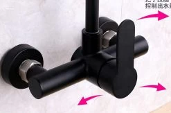 Merkloos Inbouw Wastafelkraan 8654-CB - Muurkraan - RVS - Mat Zwart -Grohe Winkel 1200x790