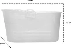 LIFEBATH - Zitbad Mira - Bath Bucket XL - 400L - Ligbad 122 Cm - Wit -Grohe Winkel 1200x811 2