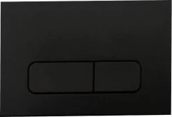 Grohe Winkel 7 Konig - Bedieningspaneel - Toilet - Mat Zwart - Geberit UP320/UP720