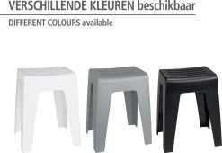 WENKO Badkamerkruk Kumba 38x47cm In Grijs Kunststof - Douchekruk -Grohe Winkel 1200x828 3