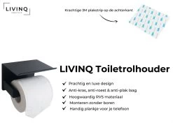 Toiletset Zwart 4-delig - Toiletaccessoireset - Toiletborstelhouder - Toiletrolhouder - Reserverolhouder - Handdoekhaakjes - RVS - Toilet Accessoires Set - Badkamer -Grohe Winkel 1200x854 3