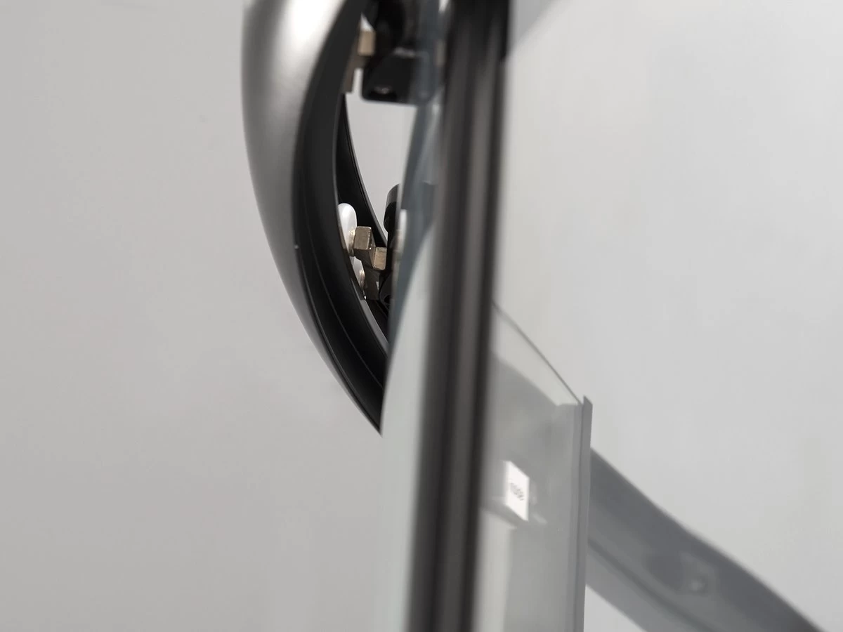 Merkloos Douchecabine Kwartrond 90x90x200 Cm 6 Mm Nano Anti Kalk Veiligheidsglas Met Zwart Aluminium Omlijsting 10 Merkloos Douchecabine Kwartrond 90x90x200 Cm 6 Mm Nano Anti Kalk Veiligheidsglas Met Zwart Aluminium Omlijsting - Image 10