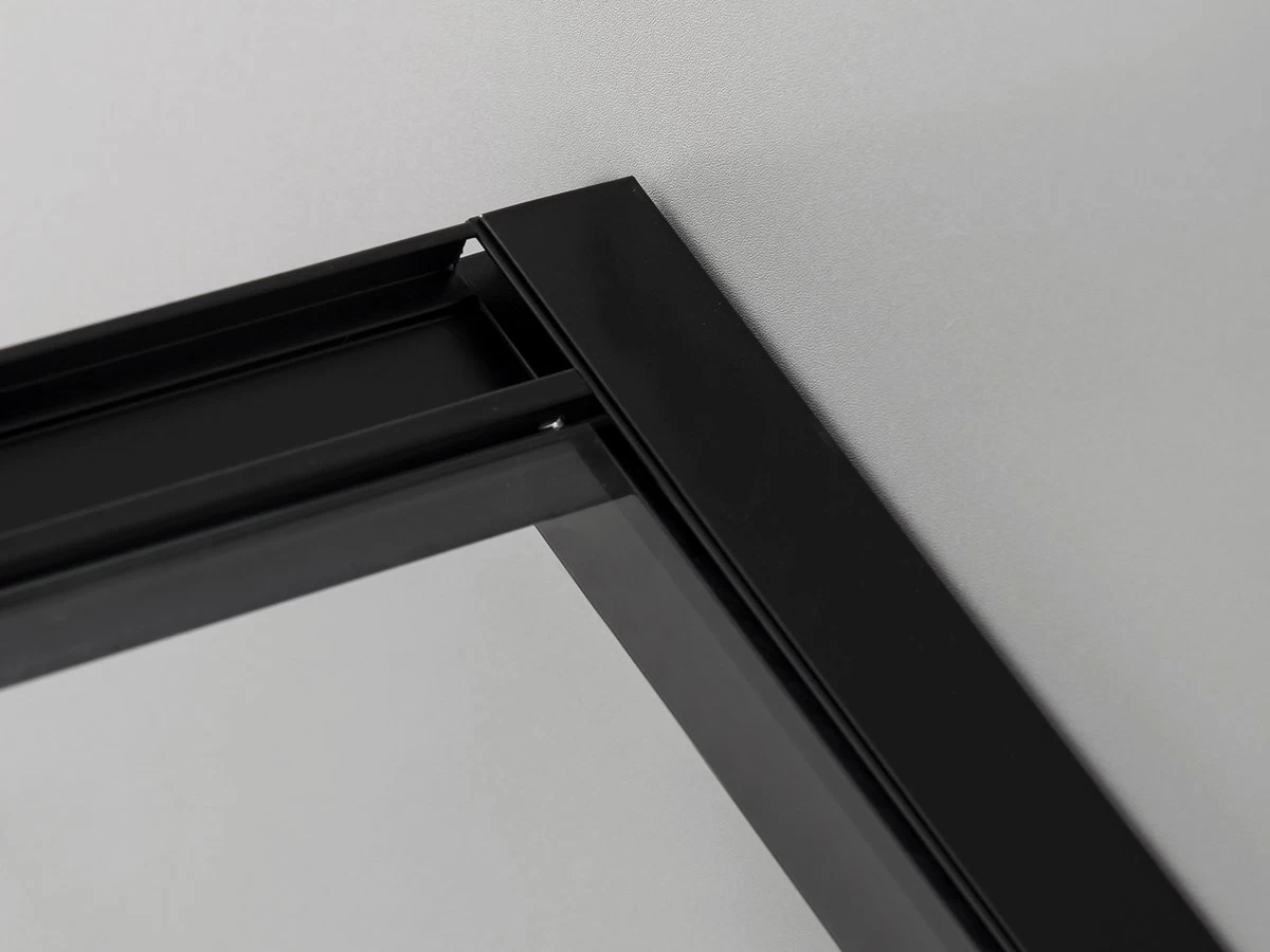 Merkloos Douchecabine Kwartrond 90x90x200 Cm 6 Mm Nano Anti Kalk Veiligheidsglas Met Zwart Aluminium Omlijsting 11 Merkloos Douchecabine Kwartrond 90x90x200 Cm 6 Mm Nano Anti Kalk Veiligheidsglas Met Zwart Aluminium Omlijsting - Image 11