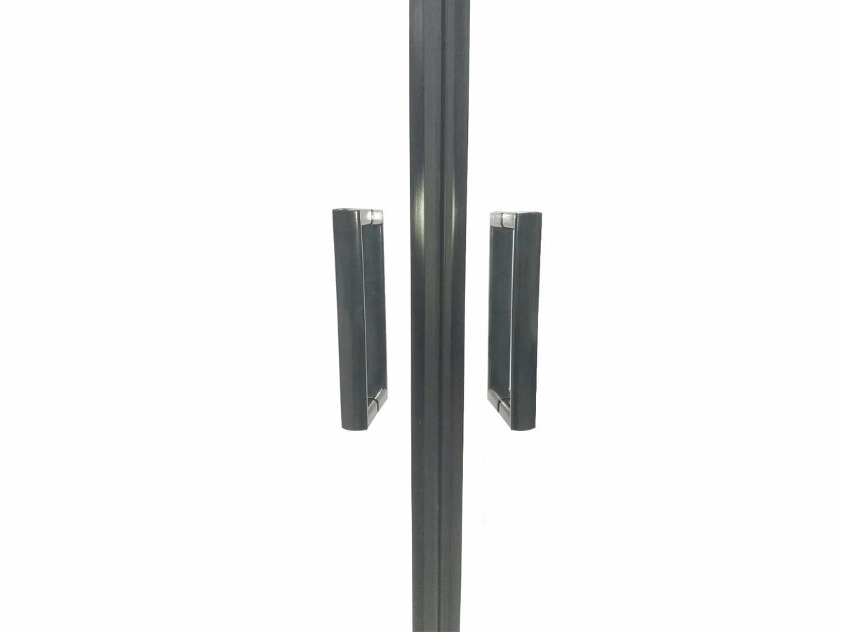 Merkloos Douchecabine Kwartrond 90x90x200 Cm 6 Mm Nano Anti Kalk Veiligheidsglas Met Zwart Aluminium Omlijsting 13 Merkloos Douchecabine Kwartrond 90x90x200 Cm 6 Mm Nano Anti Kalk Veiligheidsglas Met Zwart Aluminium Omlijsting - Image 13