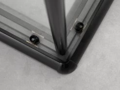 Merkloos Douchecabine Vierkant - 90x90x200cm 6 Mm - Nano Anti Kalk Veiligheidsglas - Zwart Aluminium Omlijsting -Grohe Winkel 1200x900 40