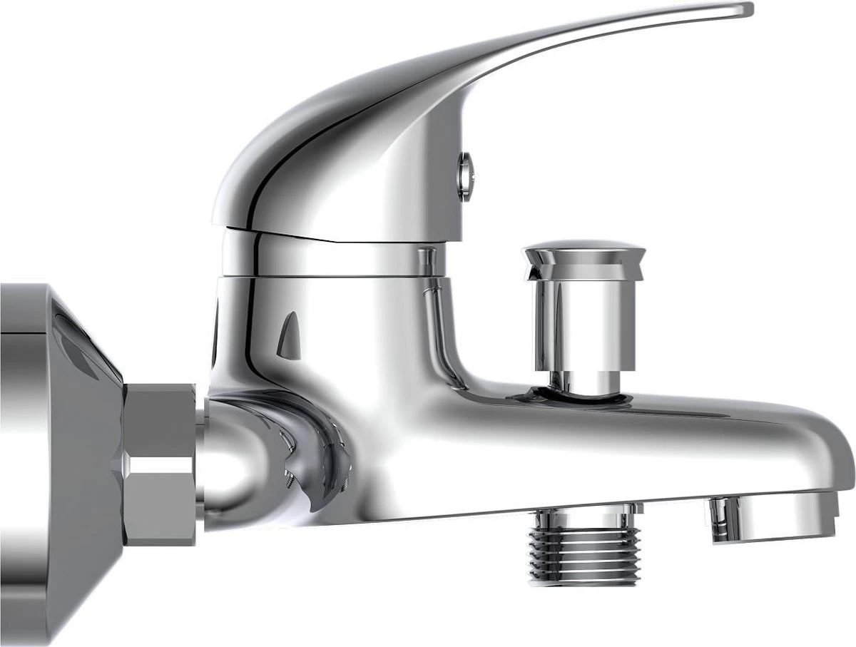 SCHÜTTE Athos Plus Badkraan - Mengkraan - 150 Mm Hartafstand - Chroom 2 SCHÜTTE Athos Plus Badkraan - Mengkraan - 150 Mm Hartafstand - Chroom - Image 2