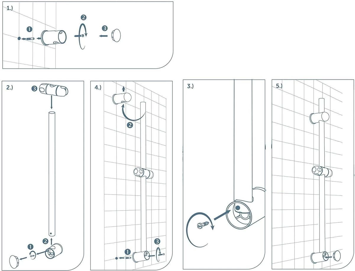SCHÜTTE Raven Doucheset Met Handdouche - 70 Cm Glijstang - 3 Standen - Zwart Mat 7 SCHÜTTE Raven Doucheset Met Handdouche - 70 Cm Glijstang - 3 Standen - Zwart Mat - Image 7