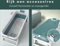 Livista® - Opvouwbaar Bad - Blauw - Zitbad - Inklapbaar - Bath Bucket - 150 CM LANG - XL - Incl. Thermometer & Onderwater LED Lichten -Grohe Winkel 1200x922 1