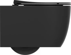 Viidako – Paskii Toiletpot – Mat Zwart – Design - Rimless – INCLUSIEF Softclose Zitting – Quick Release - Hangend/zwevend Toilet -Grohe Winkel 1200x939 1