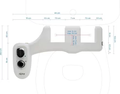 Deluy Platinum Series - Bidet Met Warm Water - QuickRelease Functie - Dubbele Sproeikop En Zelfreiningsfunctie - Hygiënisch Alternatief Voor Toiletpapier -Grohe Winkel 1200x946 2