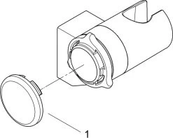 GROHE QuickFix Vitalio Wanddouchehouder - Verstelbaar - Chroom - 26183000 -Grohe Winkel 1200x957