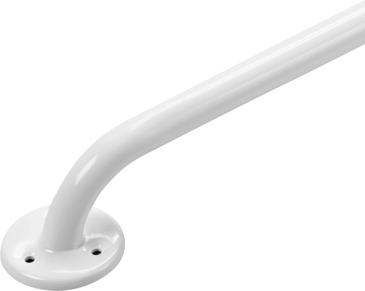 Wandbeugel Wit Metaal 80 Cm. Handgreep / Wandgreep Voor Badkamer / Douche / Toilet. Toiletbeugel / Badgreep / Douchegreep 2 Wandbeugel Wit Metaal 80 Cm. Handgreep / Wandgreep Voor Badkamer / Douche / Toilet. Toiletbeugel / Badgreep / Douchegreep - Image 2