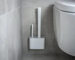 Lopoleis WC Borstel – Toiletborstel – Gesloten Bodem – WC Borstel Met Randreiniger – Siliconen – Grijs – WC Borstel Met Houder – Vrijstaand – Hangend – WC Borstel En Houder -Grohe Winkel 1200x960 8