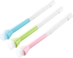 Merkloos Verlengborstel Voor Kraan - Buigbaar Met Schoonmaakborstel - Siliconen - Groen - 2 Stuks -Grohe Winkel 1200x961 1