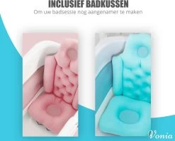 Vonia Opvouwbaar Bad - Zitbad - Bath Bucket - 140 Cm Lang - Inklapbaar Bad - Incl. Badkussen - Roze -Grohe Winkel 1200x966 2