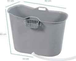 Zitbad Voor Volwassenen - Bath Bucket - Grijs - 200L -Grohe Winkel 1200x966 3
