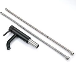 LOMAZOO Wastafelkraan Zwart Nova - Zwarte Wastafelkraan - Badkamerkraan Zwart - Zwarte Badkamerkraan -Grohe Winkel 1200x977 1