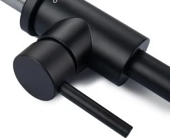 LOMAZOO Wastafelkraan Zwart Pollux - Zwarte Wastafelkraan - Badkamerkraan Zwart - Zwarte Badkamerkraan -Grohe Winkel 1200x977 2