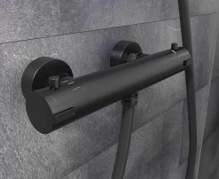 SCHÜTTE London Thermostatische Douchekraan - Hartafstand 120 Mm - Zwart Mat -Grohe Winkel 1200x983 1