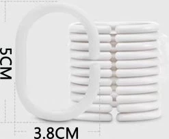 Su.B.dgn Douchegordijn 120x180 Anti Schimmel Polyester Badkamer Douchegordijn Wasbaar Met 12 Ringen | Grijs Driehoek -Grohe Winkel 1200x984 1