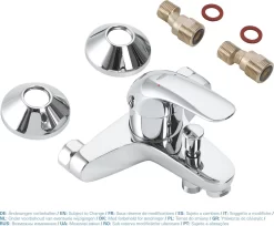 GROHE Euroeco Badkraan - 15cm - Chroom - 32743000 -Grohe Winkel 1200x990