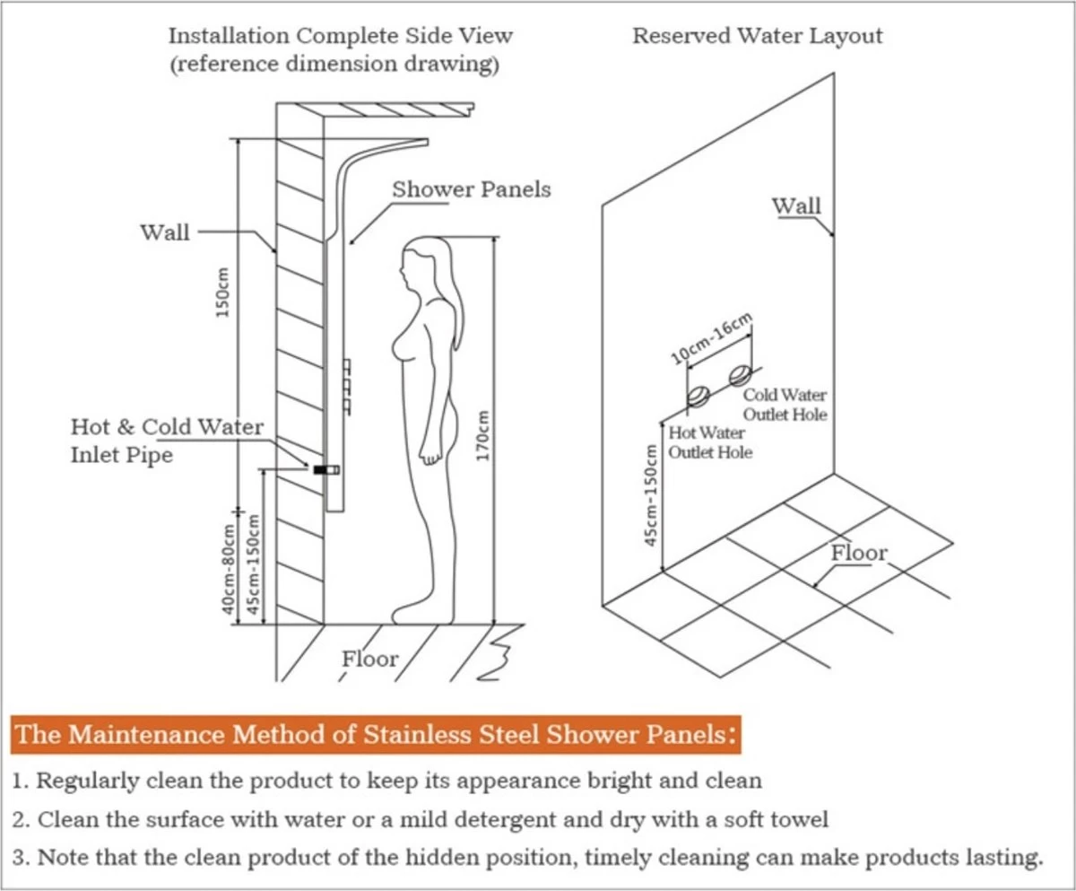 Douchepaneel Met Massage - Regendouche - Massage Jets - Waterval Douche - Met Thermostaatkraan En Handdouche - Zilver - Opbouw - Douchekop - Flanner® 8 Douchepaneel Met Massage - Regendouche - Massage Jets - Waterval Douche - Met Thermostaatkraan En Handdouche - Zilver - Opbouw - Douchekop - Flanner® - Image 8