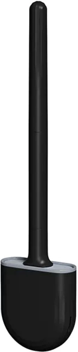 WC Borstel Met Houder – Toiletborstel – Siliconen – Hangend – Zwart 1 WC Borstel Met Houder – Toiletborstel – Siliconen – Hangend – Zwart