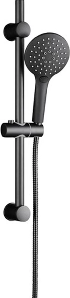 SCHÜTTE Raven Doucheset Met Handdouche - 70 Cm Glijstang - 3 Standen - Zwart Mat 1 SCHÜTTE Raven Doucheset Met Handdouche - 70 Cm Glijstang - 3 Standen - Zwart Mat