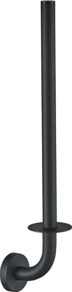 SODEAL Luxe Reserverolhouder Zwart - Reserverolhouder Hangend - Toiletrolhouder Zwart - Wc Rolhouder Zwart