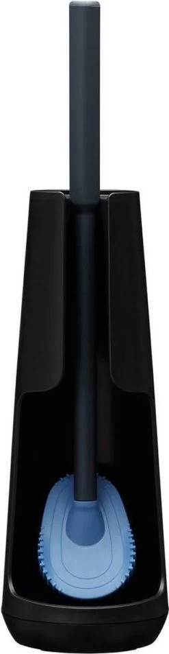 Tiger Tess - Toiletborstelhouder Vrijstaand Met Swoop® Borstel Flexibel - Zwart / Antraciet -Grohe Winkel 311x1200