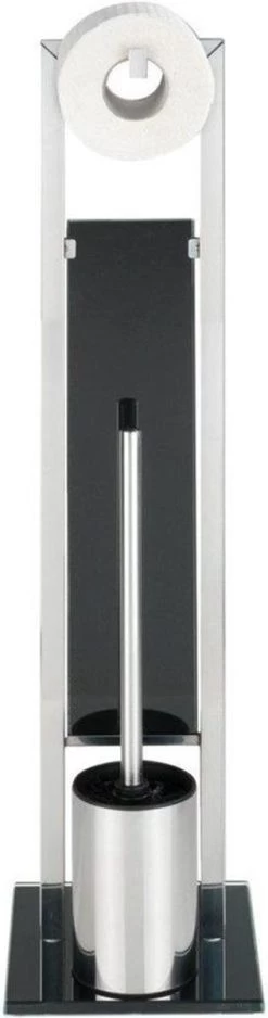 WENKO Toiletbutler Rivalta RVS Glanzend - Toiletborstel Met Houder, Toiletrolhouder En Reserverolhouder -Grohe Winkel 316x1200 1