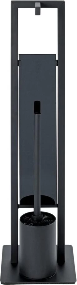 WENKO Toiletbutler Rivalta Zwart - Toiletborstel Met Houder, Toiletrolhouder En Reserverolhouder -Grohe Winkel 325x1200