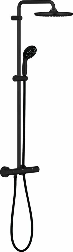 GROHE Vitalio Start 250 Regendouche - ø 25 Cm - Rond - Zwart -Grohe Winkel 351x1200