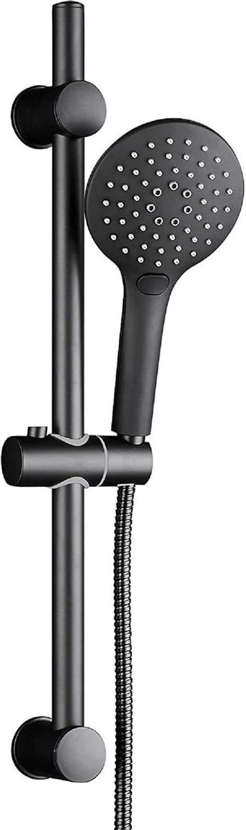 SCHÜTTE Raven Doucheset Met Handdouche - 70 Cm Glijstang - 3 Standen - Zwart Mat 2 SCHÜTTE Raven Doucheset Met Handdouche - 70 Cm Glijstang - 3 Standen - Zwart Mat - Image 2