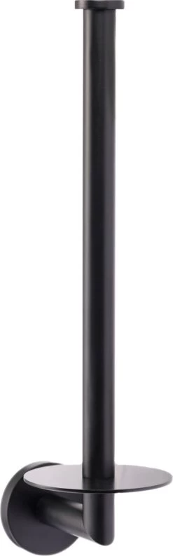 Reserverolhouder Zwart - Voor 2 Rollen - Reserve Rolhouder - Reserverolhouder Hangend - Toiletrolhouder - WC Rolhouder