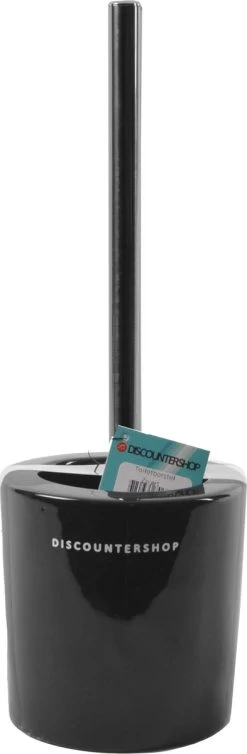 Toiletborstel Met Zwarte Borstel- Keramiek - Zwart - RVS - WC Borstel In Ronde Houder -Grohe Winkel 393x1200 2