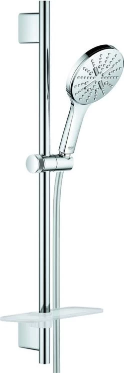 GROHE Rainshower SmartActive 130 Glijstangset - 60 Cm - Met Zeepschaal - Chroom - 26575000 -Grohe Winkel 400x1200 1