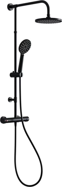 4bathroomz® Zwarte Regendouche Met Thermostatische Kraan - 20cm Hoofddouche 18 4bathroomz® Zwarte Regendouche Met Thermostatische Kraan - 20cm Hoofddouche -Grohe Winkel 400x1200