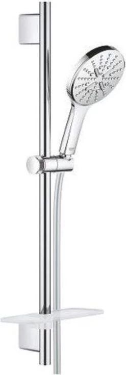GROHE Rainshower SmartActive 130 Glijstangset - 60 Cm - Met Zeepschaal - Chroom - 26575000 -Grohe Winkel 403x1200