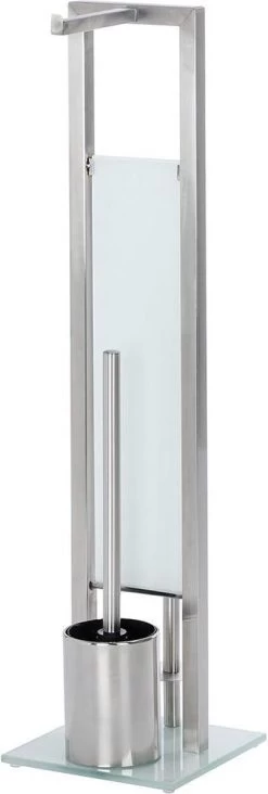 WENKO Toiletbutler Rivalta RVS Mat - Toiletborstel Met Houder, Toiletrolhouder En Reserverolhouder -Grohe Winkel 405x1200 1