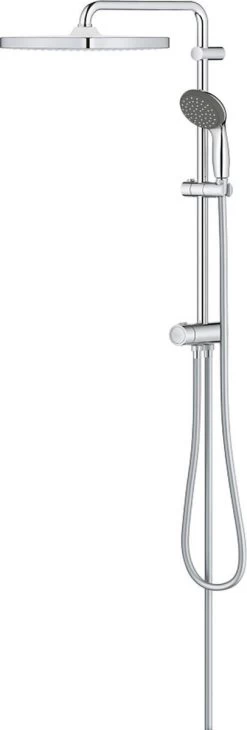 GROHE QuickFix Vitalio Start 250 Regendouche - □ 25 Cm - Vierkant - Zonder Kraan - Chroom -Grohe Winkel 406x1200