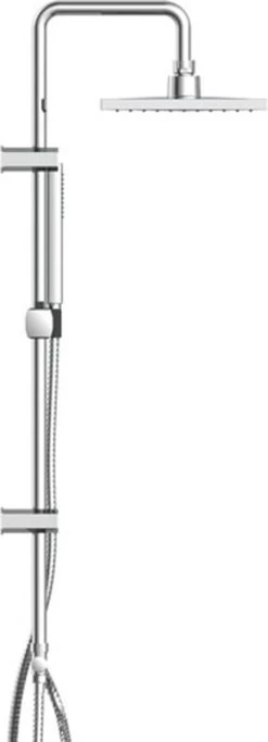 SCHÜTTE Tokyo Douchesysteem - Regendouche - 102 Cm Stang - Chroom -Grohe Winkel 434x1200 1