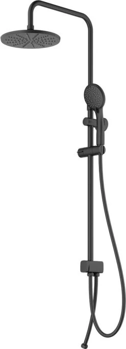 Livarno Home Regendouche Set Zwart 80-120cm Hoogte Verstelbaar -Grohe Winkel 434x1200